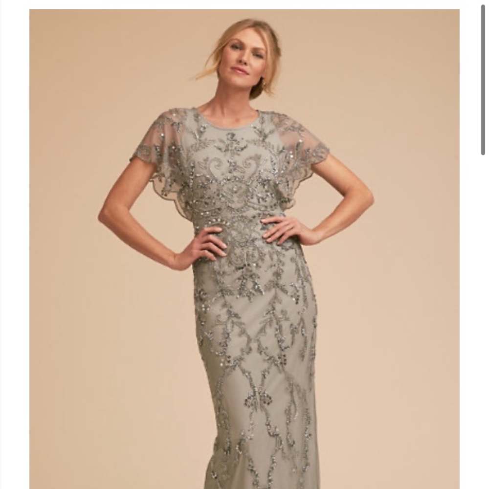 BHLDN Anthropologie Adrianna Papell Riesling Dress